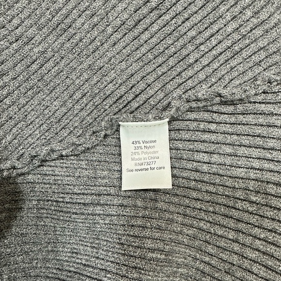 Nine West Charcoal Long Sleeve Dress - Picture 6 of 6